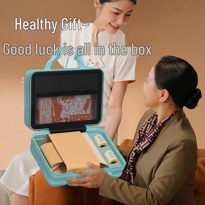 Hezheng Waist Massager & Smokeless Moxibustion Gift Set