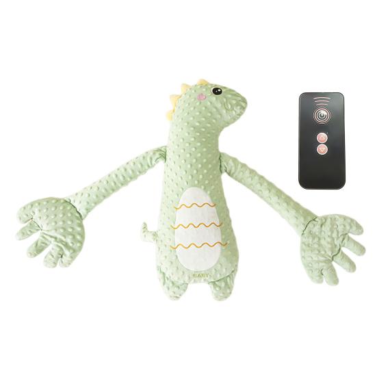 

Успокаивающая подушка для сна на руку с регулируемыми режимами поглаживания Подушка-поглаживалка Успокоитель Мягкий плюшевый друг для объятий для детской комнаты, время сна, путешествий, больницы зелёный