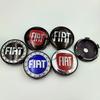 4pcs 60mm Fiat Logo Car Wheel Center Cap Hub Covers Badge Styling Accessories Silver Or Black Compatible with FIAT