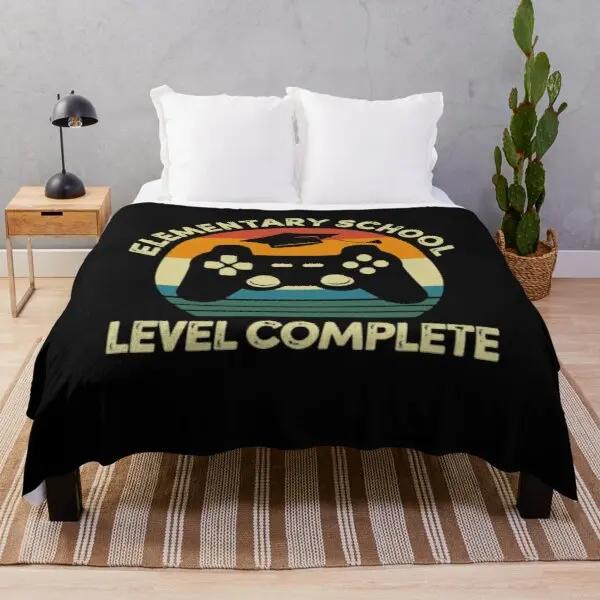 Gamer Fleece Throw Blanket For Bed Sofa Couch,Game Gamepad Flannel Fuzzy Blanket, Modern Game Controller Bed Blanket Room Decor