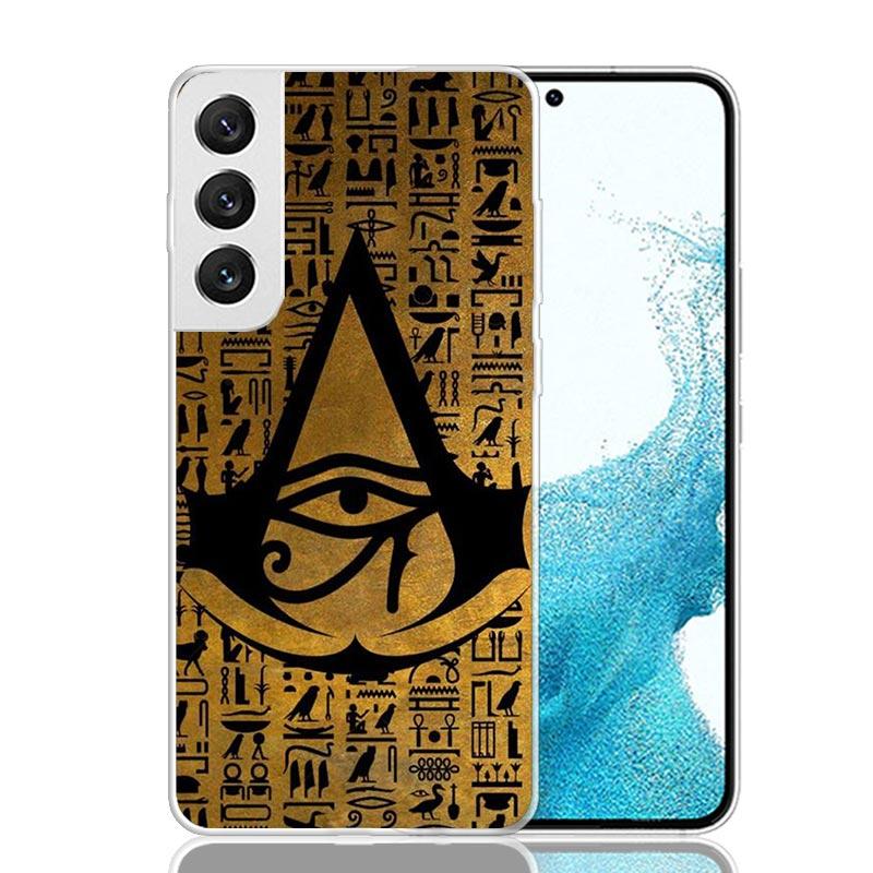 Egypt Nefertiti Anubis Ankh Pharaoh Phone Case For Samsung Galaxy S26 S25 Edge S24 S23 FE S22 Ultra S21 Plus S20 + Fundas Cover