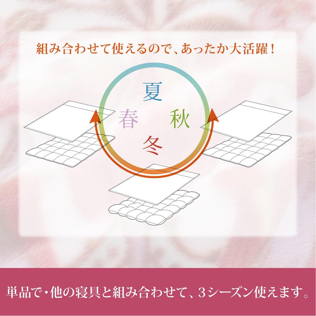 Nishikawa Morris Gallery Warm Blanket, Single, Washable, Woodland Weez, Made with Unique Yarn, Lightweight and Warm, Made in Japan, Pink, FQ03125014