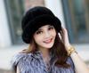 Ladies Winter Imitation Mink Hat Fur Fur Fur Outdoor Fashion Cotton Hat Top Hat Jazz Hat Warm
