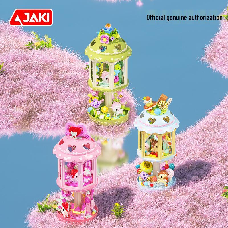 Cross-Border Symphony Lighthouse Building Set: Creative Night Light Toy for Girls