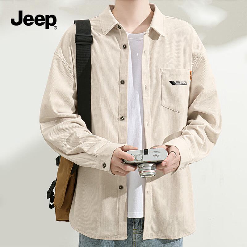 JEEP Men's Corduroy Shirt Jacket