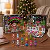 Calendrier de l'Avent de Noël Compte à rebours avec Jouets, Jouets Surprise Résine Anti-Stress