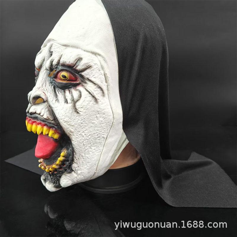 Halloween Horror Movie: The Conjuring2 Nun mask COS Nun mask horror prop COS Clothing