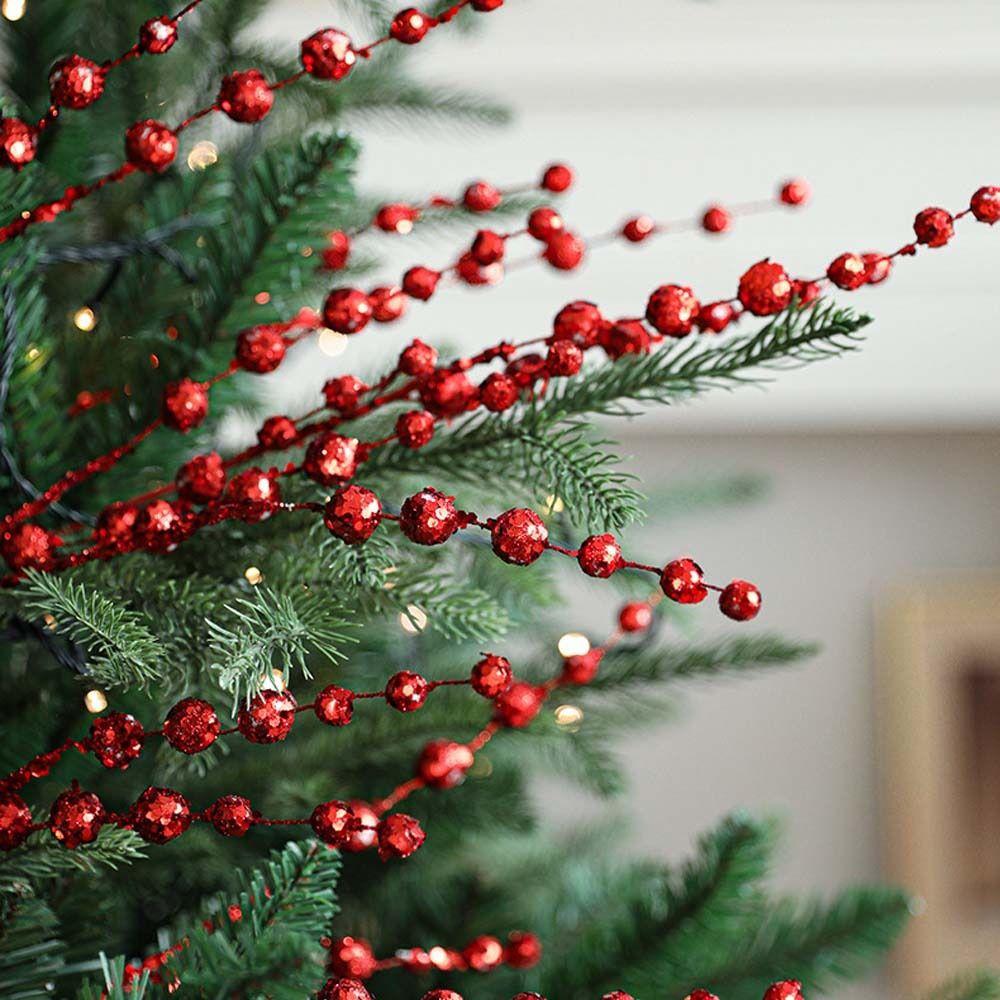 10PCS Plastic Artificial Christmas Glitter Branches  Wedding Party Supplies