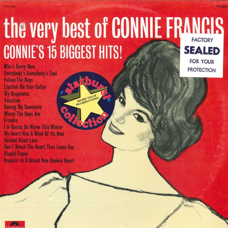 

LP Record CONNIE FRANCIS - Very Best Of Connie Francis: Connie PTV1013 Polydor 1977 Canada Pop Used