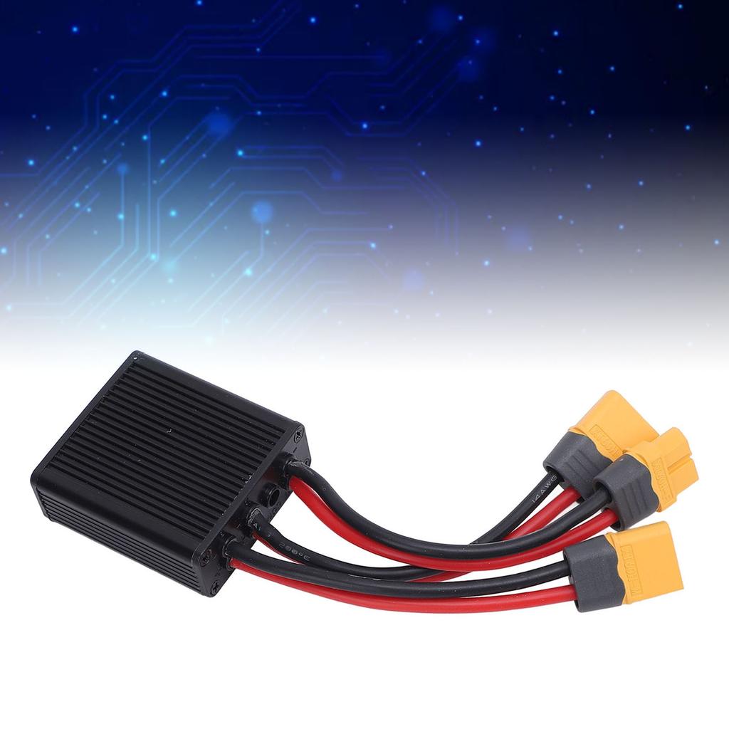 Double Battery Discharge Converter 20V to 72V 20A Electric Dual Battery Parallel Module Adapter for