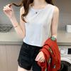 Women's Trendy Loose Spaghetti Strap Cotton Vest – Sleeveless Summer Outerwear Sports Top