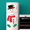 NEW Christmas Snowman Magnetic Fridge Stickers Merry Christmas Decoration