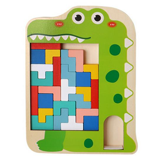 Kids' Educational 3D Tetris Puzzle & Building Blocks Set