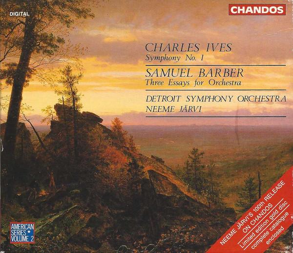 

CD IVES, BARBER - Symphony 1/Essays For Orchestra CHAN9053 CHANDOS 1992 Japan Classical Used