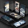 Ukiyo-e Art Ocean Waves  Phone Case For Samsung S 9,10,21,30,22,23,24,25,26,Ultra,Plus,Lite,FE,4,5G Black Soft Precise