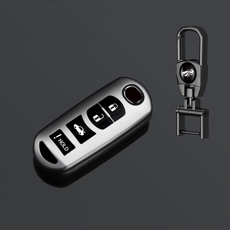 Tpu 2/3/4Buttons Auto Remote Key Shell Case Cover--Mazda 2 3 6 Atenza Axela Demio Cx-5 Cx5 Cx-3 Cx7 Cx-9 Car Accessories