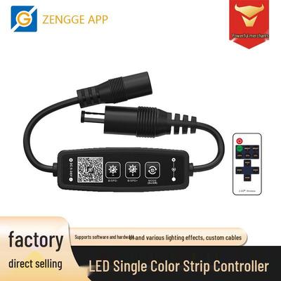 Monochromer LED-Streifen-Controller mit drahtlosem Bluetooth-Timer und 11-Tasten-Fernbedienungsdimmer