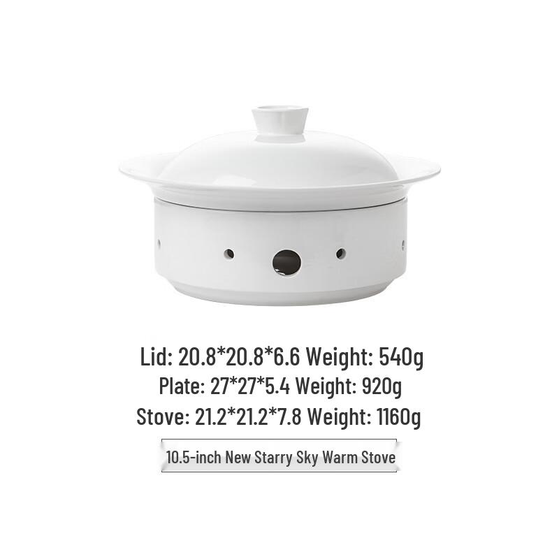 Jinmeili Ceramic Round Food Warming Plate