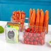 Koelende Transparante Bewaarboxen Extra Dikke Onbreekbare PET Containers met Handvatten Stapelbare Koelkast Organizers