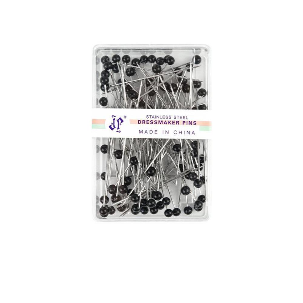 For Dressmaking DIY Sewing Tools Positioning 100Pcs/Box 45mm Colorful Round Pearl Head Needles Stitch Straight Push Sewing Pins