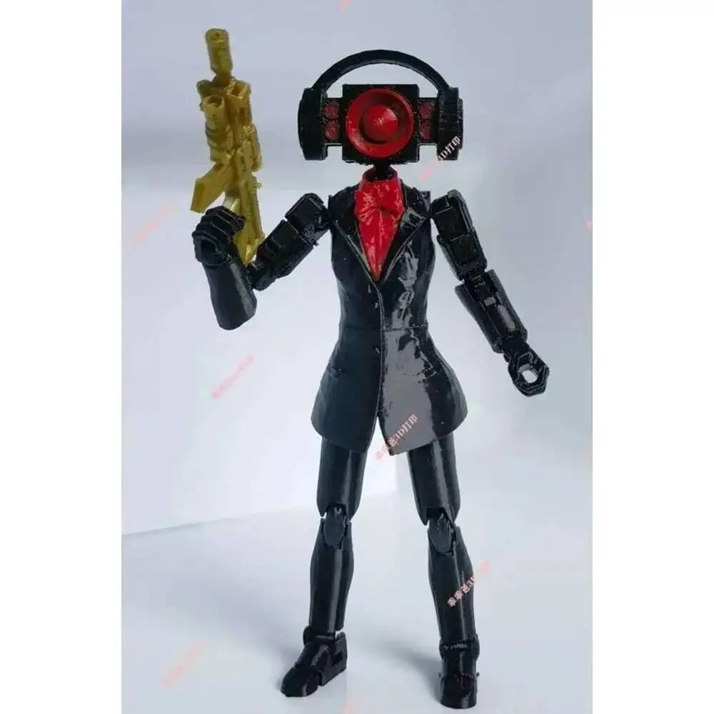 Skibidi Toilet Action Figure Toy Dummy 13 Skibidi Toilet Articulated Figure G Man TV Man Woman Speakerman Tvman Gman Figurine