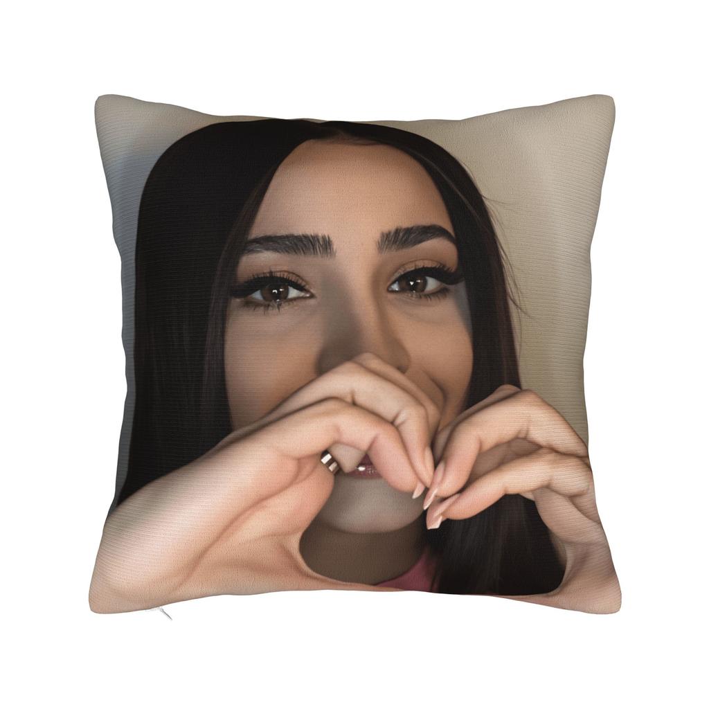 Actor S-Sofia C-Carson Pillow Cover  Novelty Pillow Case For Living Room Chair Soft Cushion Cover Birthday Present