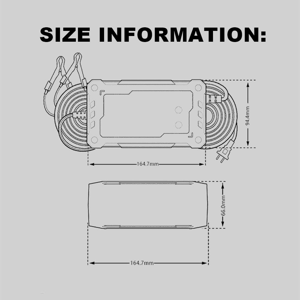 12V-24V 25A /15A Autobatterieladegerät Booster Touchscreen Impulsreparatur Schnellladung für AGM GEL Blei-Säure LiFePO4