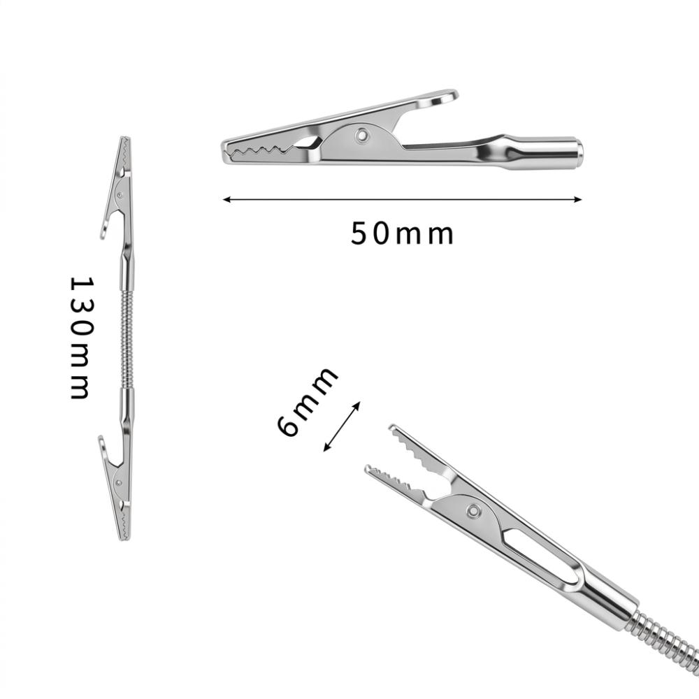 5Pcs Bendable Structure Double Head Alligator Clip Memo Note Clip Price Tag Showing