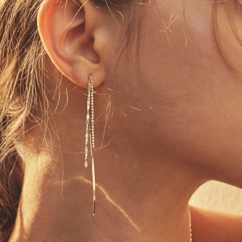Hei 3chain Drop Earring