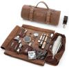 Gewaxt Canvas Bartender Kit Tas met 17-Delige Cocktail Shaker Set voor Reizen Mixologie