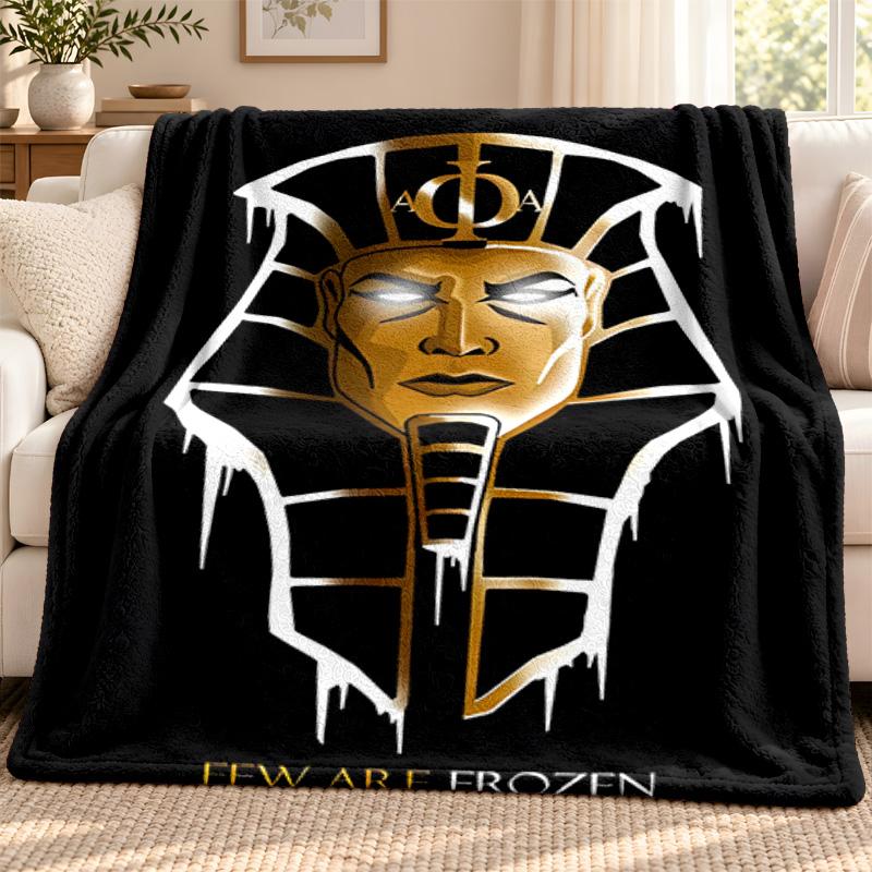Alpha Phi Alpha blanket Flannel Blanket Soft Cozy Plush Throw for Sofa Bed Lightweight Home Decoration Outdoor camping