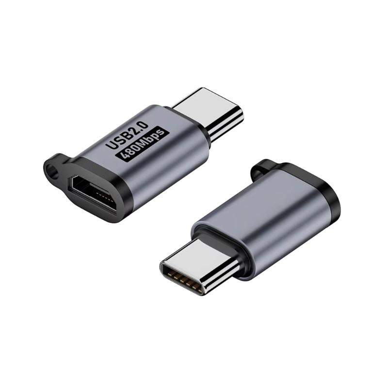 

USB to Type C Adapters Optional for Seamlessly Device Connection and Fast Charging with Durability PVC Aluminum Alloy