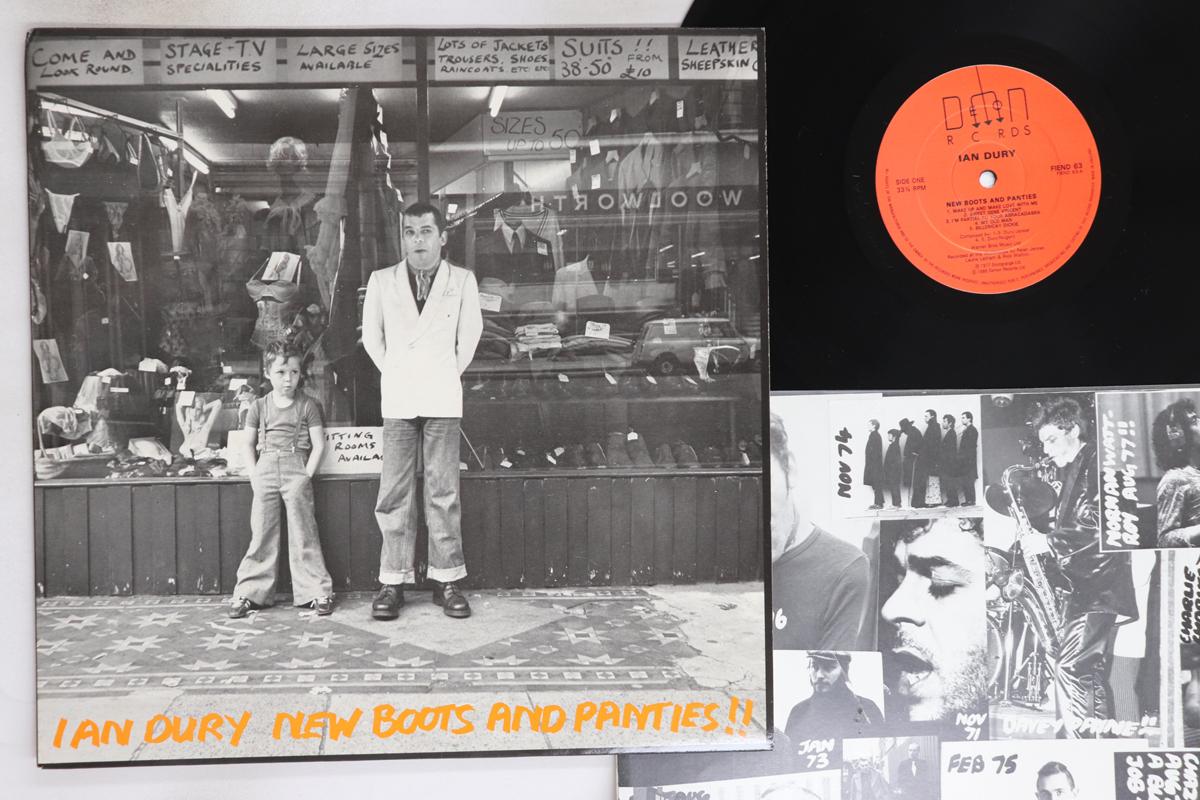 

LP Record IAN DURY - New Boots & Panties!! FIEND63 DEMON 1986 UK Rock Used