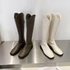 Women's Over-the-Knee Martin Boots: Slimming High Knight Boots for Autumn and Winter