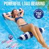 Livhil Set da 3 amache galleggianti per piscina, materassini gonfiabili per piscina, amache acquatiche, galleggianti per piscina per adulti