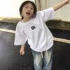 American Retro Heavy Cotton Large Size Fat MM Short-sleeved T-shirt Women's Summer Loose Design Trendy Brand Niche Top