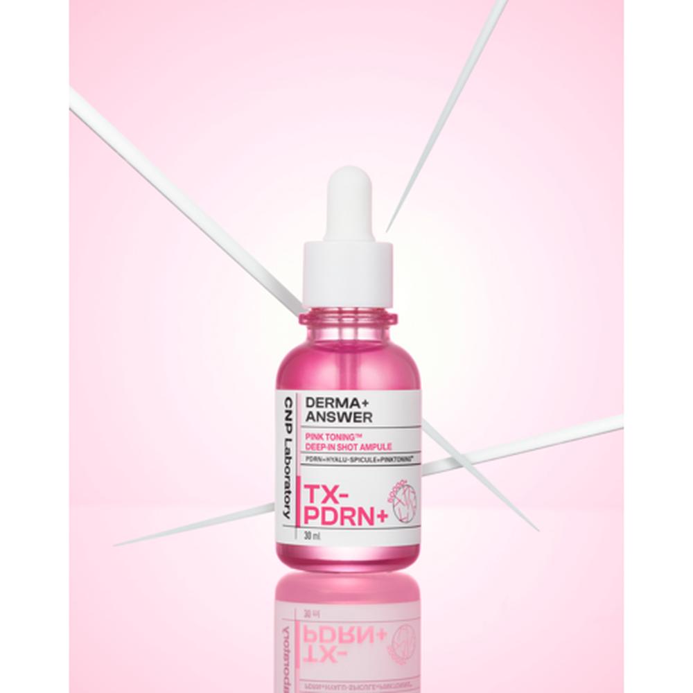 CNP LABORATORY Pink Toning Deep In-Shot Ampoule 30ml – Brightening & Tone Up Care, Korean