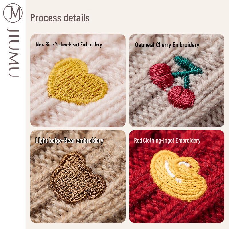 JIUMU Women's Lambswool Winter Gloves