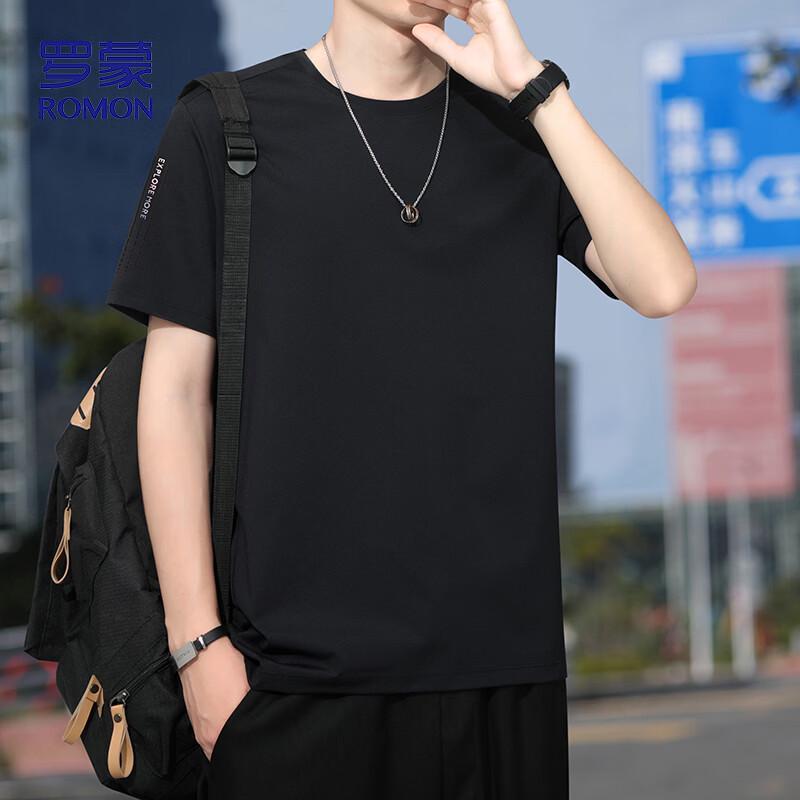 ROMON Men s Ice Silk Short-Sleeve T-Shirt 2XL