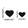 52Pcs Colorful Heart Shaped Fabric Patches For Instants Garment Repair And Customization