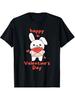 Unisexs Tshirt Roundneck Shortsleeved Cute Rabbitthemed Love Heart Tshirt Suitable for Daily Wear The Perfect RoUnisextic