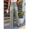 Frauen Denim Jeans Ripped Loch Gerade Hosen Damen Casual Lose Jean Hosen