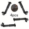 4pcs Adjustable Furniture Legs Swivel Caster Cabinet Sofa Bed Dresser Couch Table-Heavy Duty Replacement Support Legs Caster Wheels