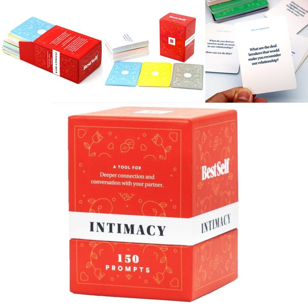Beleben Sie Ihre Beziehung mit dem Bestself Intimacy Deck 150-Karten-Brettspiel