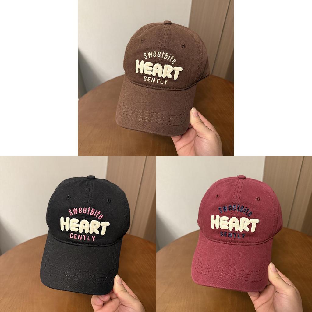 Casual Baseball Cap With Embroidered Letters For Summer Sun Protection And Sunshade