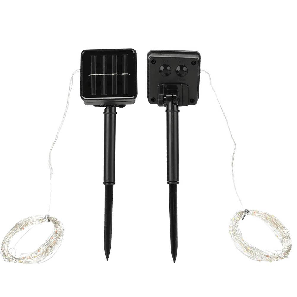 100LED Chips Solar Powered Light String for Garden Yard Festivals Party Decoration 10m