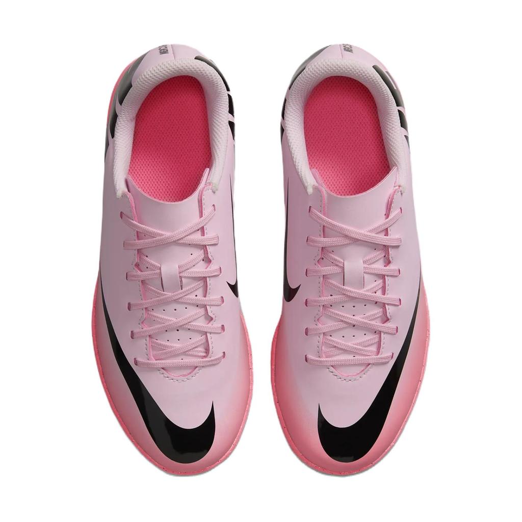 Nike Mercurial Vapor 15 Anti Slip Wear Resistant Low Top Kids' Soccer Shoes Pink Kids' Sneakers DJ5955-601