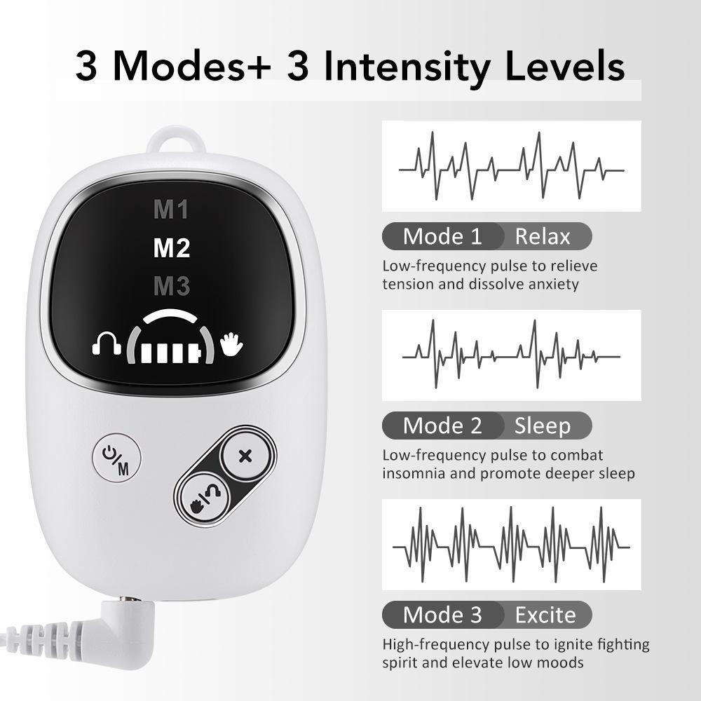 Dispositif intelligent de sommeil USB multi-modes: Combinaison Clip d'Oreille et Manuel pour un Sommeil Rapide