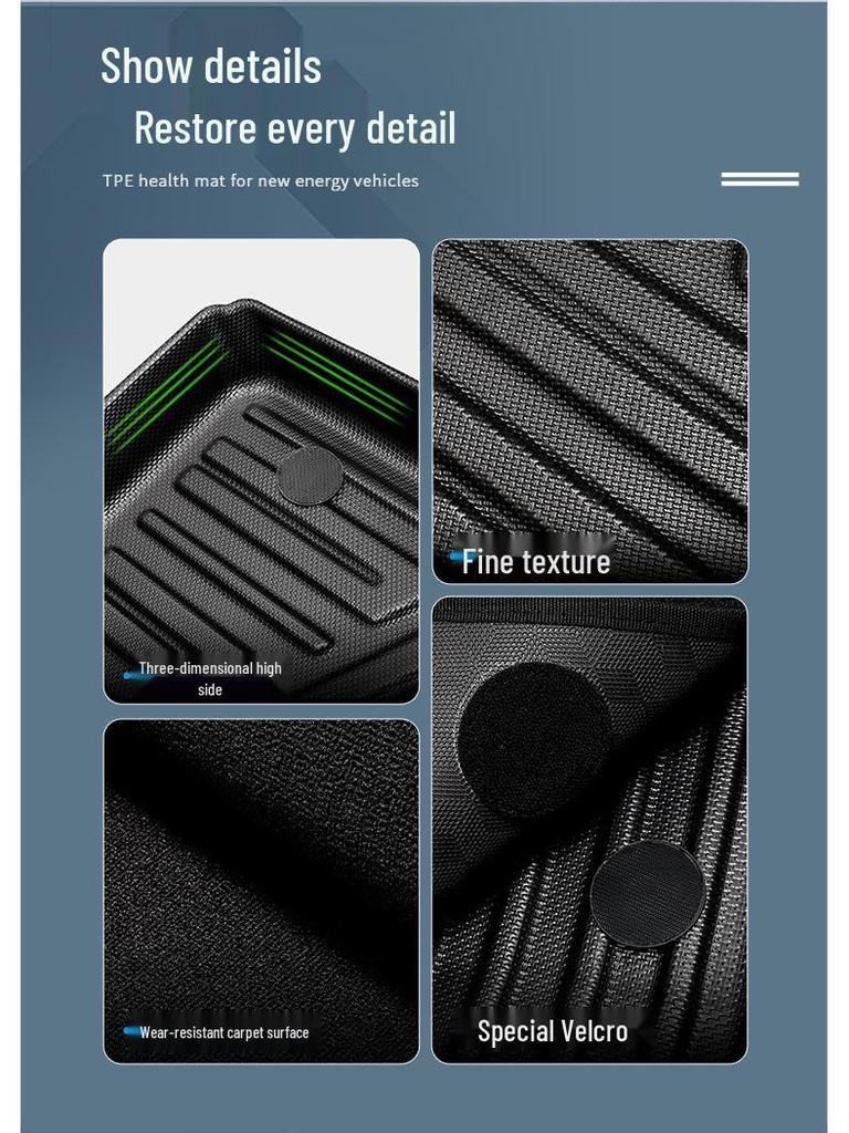 Eco-Friendly TPE Floor and Trunk Mats for 2023 Second-Generation Haval Big Dog