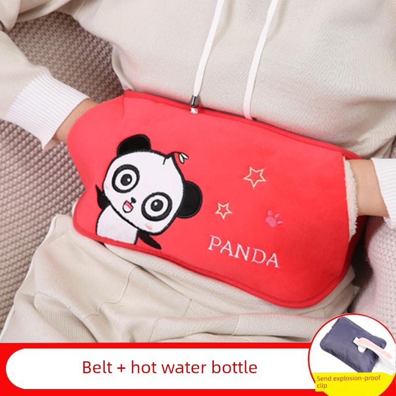 Water-Filled Explosion-Proof Electric Hot Water Bottle, Electric Heating Belt, Rechargeable Waist Warmer, Female Waist Warmer, Belly Warmer, Hand